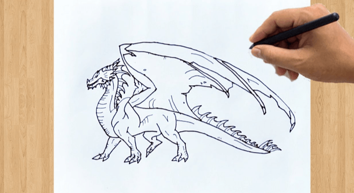 Easy:723wst7m6xg= How to Draw a Dragon