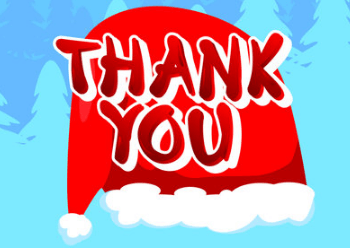 Clip Art: Thank You Christmas