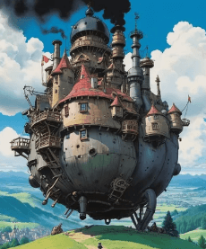 Art:5csfdhn6oc8= Howl's Moving Castle