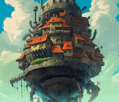 Art:5csfdhn6oc8= Howl's Moving Castle