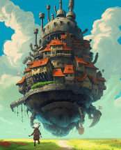 Art:5csfdhn6oc8= Howl's Moving Castle